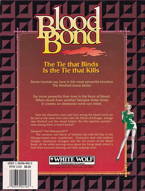 Vampire the Masquerade - Blood Bond (B Grade) (Genbrug)